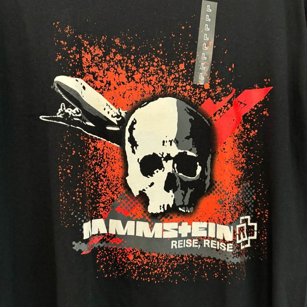 Rammstein Tee Shirt L Black Red Women - Picture 2 of 6